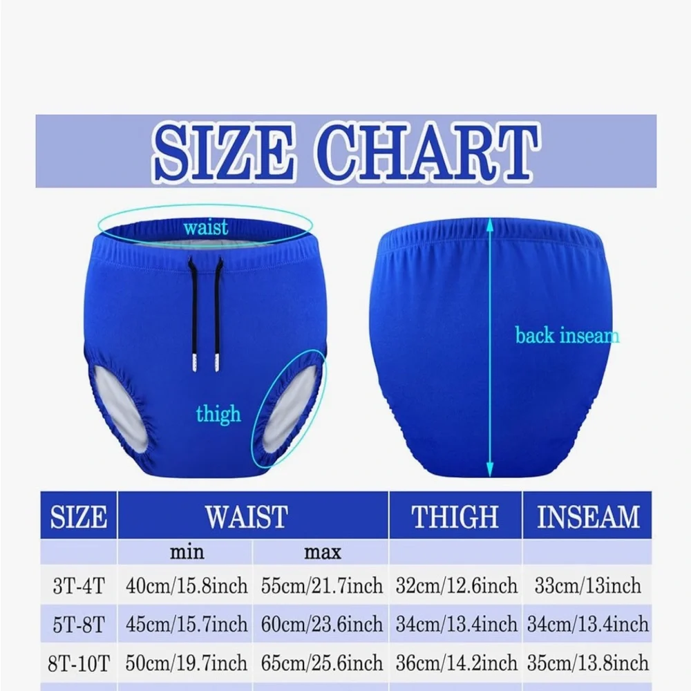 Black Swim Diaper / Reusable Swim Brief – Unisex